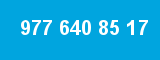 977 640 85 17 977 640 85 17